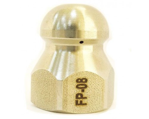 Форсунка каналопромывочная, 300bar, нерж., сечение- 040, 4 отверстий, 3/8 внут. PA 25.1224.40