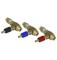 Удлиненный регулируемый эжектор для моечных средств сопло 1,4; вход 3/8'ш- выход 3/8'ш. (красный)