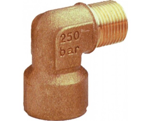 Переходник угловой 90 град. гайка 1/4'; штуцер 1/4'