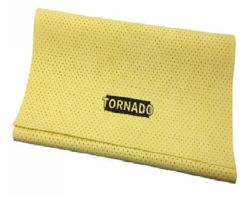Замша искуственная TORNADO (Южная Корея) MC-300PL (жёлтая) (55х40см)