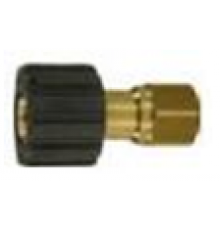 Переходник M22x1,5гайка - 3/8внут (удлиненный), 400bar, латунь R+M 56150