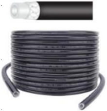 Шланг ВД. Пластик. Внутренний диаметр 5.5 мм , наружный диаметр 10.0 мм. Макс давление - 180 бар. Давление на разрыв - 440 бар. Черный. Бухта 50м.