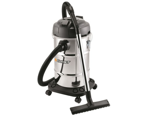 Пылесос для сухой и влажной уборки Соmet CV 30 XE, 1 турбина, бак 30л, розетка для инстр, 1600Вт