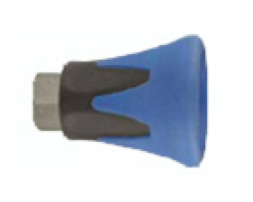 Пластиковая защита форсунки (синяя), 400bar, 1/4внут, оцинк.сталь R+M 200010510