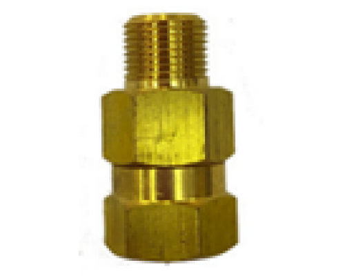 Поворотная муфта AG35, 280bar, 40l/min, 160°C, вход-3/8внут, выход-3/8внеш, латунь МТМ 1180030220