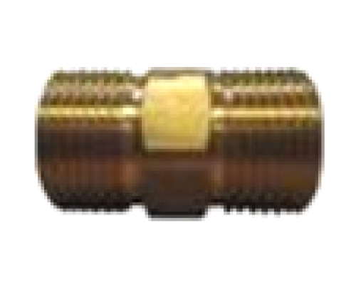 Переходник 1внеш - 1внеш, 150bar, латунь R+M 57130