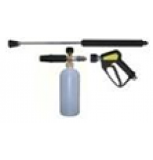 Пенокомплект (ниппель нержавейка, муфта-байонет нержавейка, 500bar), копье L=60cm R+M 001