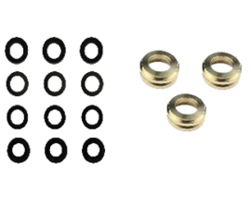 Комплект водяных уплотнений + направляющие кольца (4 типа по 3 шт.) для SJFX1807N (CQF1827)