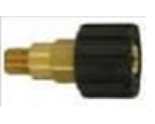 Переходник M22x1,5гайка - 3/8внеш, 400bar, латунь R+M 56160