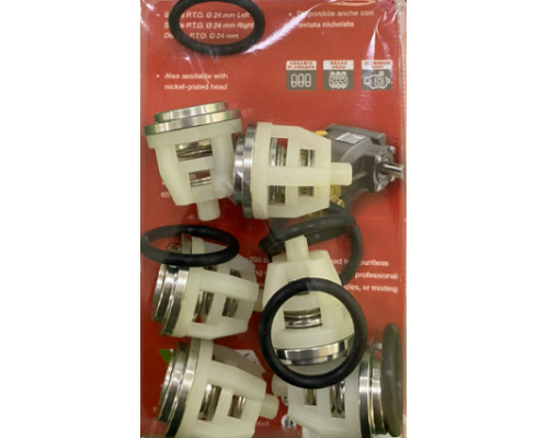 Ремкомплект клапанов с резиновыми уплотнениями (6 шт.) для MOHP1520R