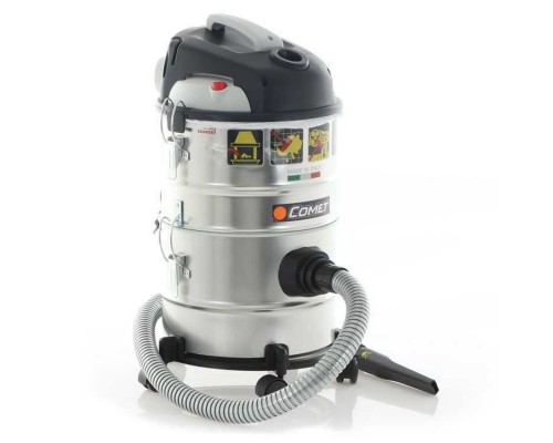 Пылесос для сухой и влажной уборки Соmet CM 30 S; 4 в 1, 1 турбина, бак 14+14 л (сталь), 1200Вт