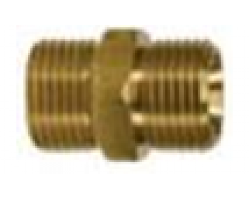 Переходник 3/8внеш - 3/8внеш,400bar, латунь R+M 57070