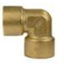 Переходник (угловой) 1/4внут-1/4внут, 350bar, латунь R+M 010005420