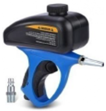 Ручной пневматический пескоструйный пистолет. Емкость бункера 510 мл, внутренний диаметр сопла 5 мм, макс. давление 6,2 бар.