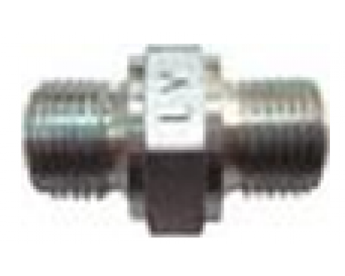 Переходник 1/2внеш - 1/2внеш, 500bar, оцинк.сталь R+M 57098