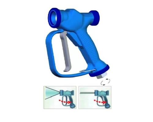 Размывочный пистолет RB 35. 50 л/мин; 12 бар; 80град; вход 1/2'г поворот. фитинг.