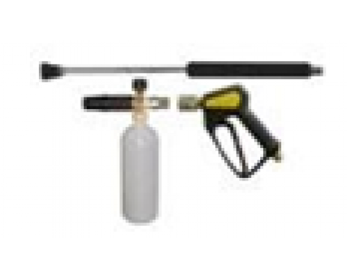 Пенокомплект (ниппель нержавейка, муфта-байонет нержавейка, 250bar), копье L=60cm R+M 002