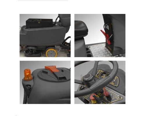 Поломоечная машина Comet CRS 90BT, аккумуляторная, с местом для оператора , без АКБ и ЗУ