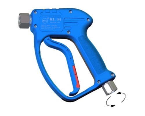 Курок распылительный RL 34 с поворотным фитингом, нерж. сталь, 140 бар; вход 1/2'г,  выход ARS178